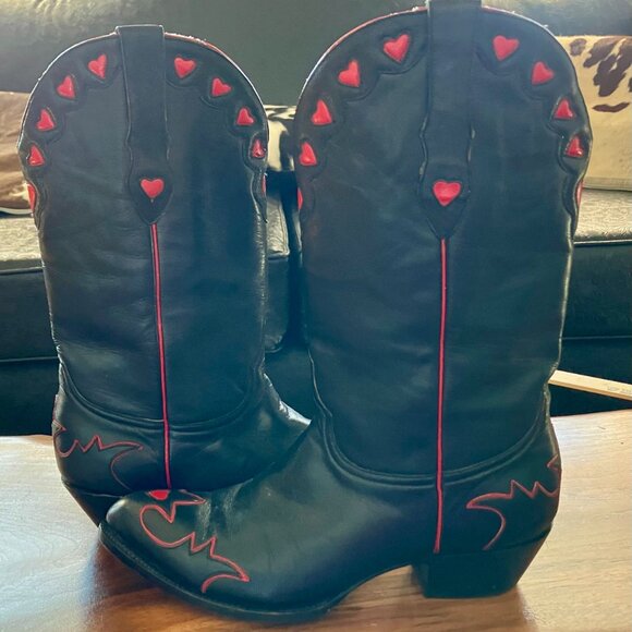 OLD GRINGO Vintage Heart Cowboy Western Boots 9 - Picture 2 of 14